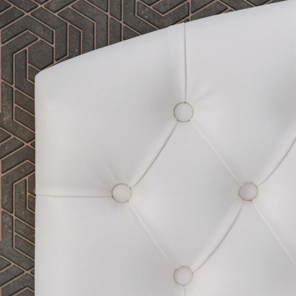 Кровать «Пальмира» без ПМ, 1400 ? 2000, встроенное основание, цвет взбитые сливки