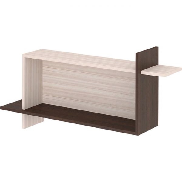 Полка навесная «ПК 16», 1000 ? 240 ? 527 мм, цвет карамель / венге