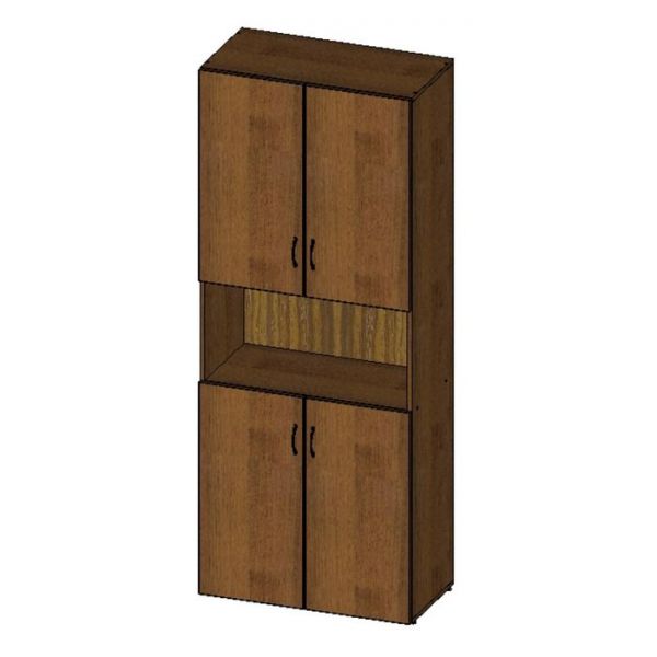 Шкаф для документов НШ-11, 760 ? 380 ? 1890 мм, белый шагр