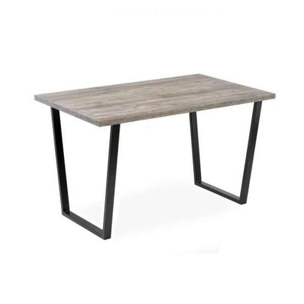 Стол АТЛАНТ-04 1100*700х750 Сосна Пасадена/Опора АТЛАНТ-Черный матовый