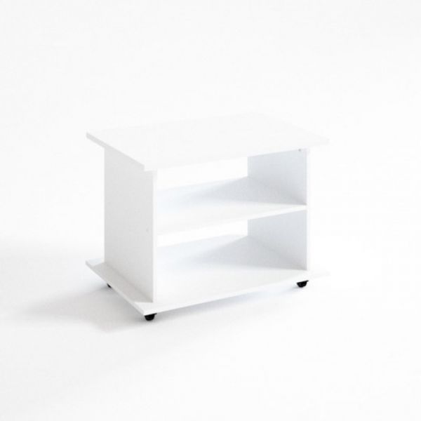 Стол журнальный СЖ-2, 800х550х590 мм, белый шагр