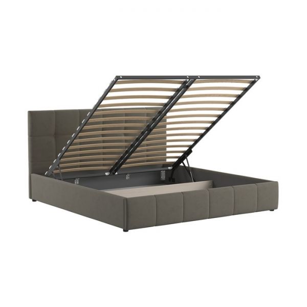 Кровать Хлоя, 1800х2000, ортопедическое осн+ПМ, Макс/Перламутрово-коричневый