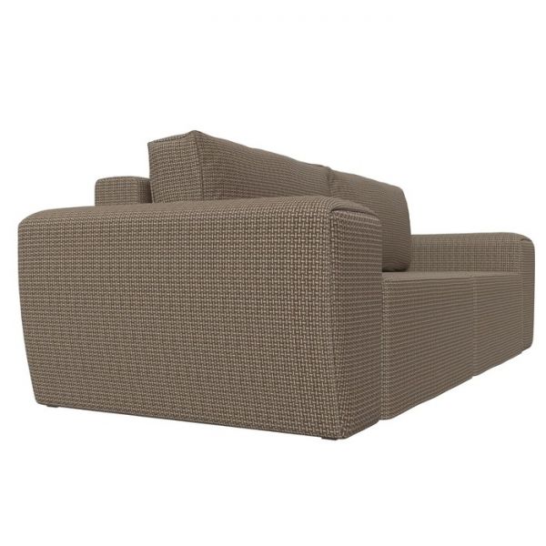 Прямой диван «Беккер», механизм еврокнижка, рогожка, цвет бежевый