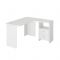 Угловой стол, 1200 ? 1300 ? 770 мм, правый угол, цвет нельсон/белый