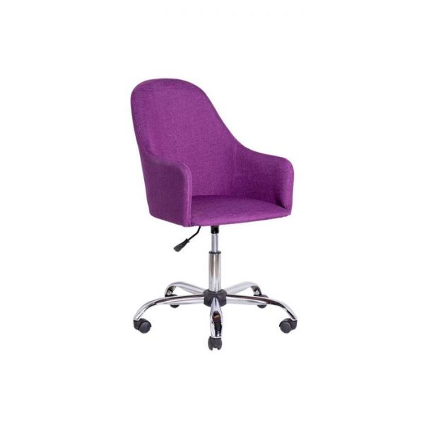 Офисный стул Дэгни Мидеа 21 фиолетовый/ Хром