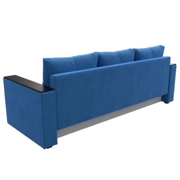 Диван прямой «Атланта лайт», без стола, еврокнижка, велюр, цвет, цвет бежевый