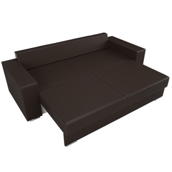 Прямой диван «Исланд», экокожа, цвет бежевый