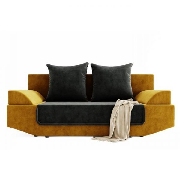 Диван прямой «Амаретто», пружинный блок, механизм еврокнижка, цвет селфи 08 / селфи 07