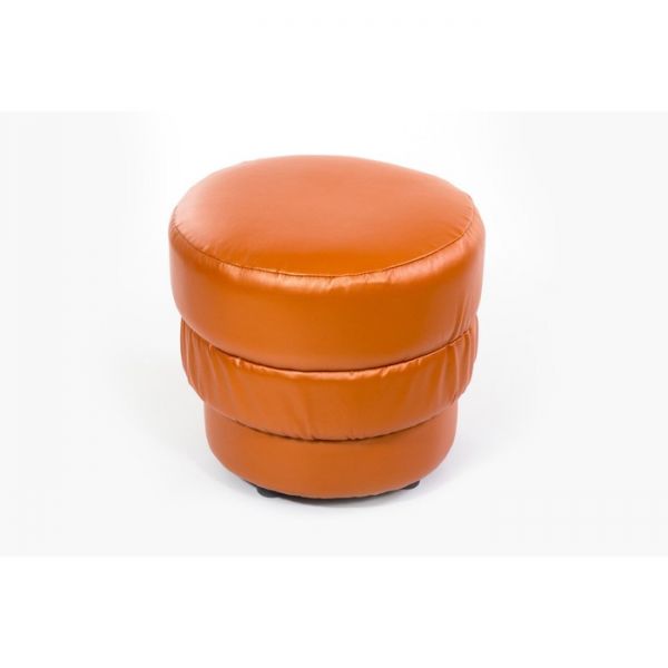 Пуф Бочонок 120, 430х430х410, Оранжевый