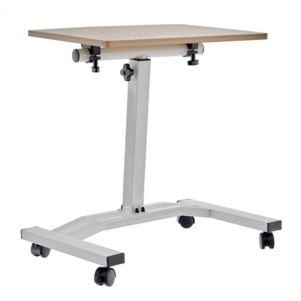 Стол  «Ролет», многофункциональный на колёсах, мдф, металл, цвет тёмное дерево / чёрный