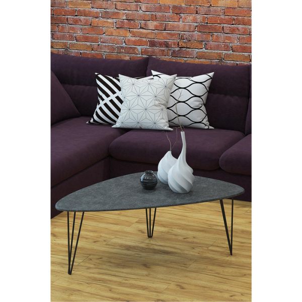 Стол журнальный «Престон», 1200 ? 700 ? 446 мм, цвет серый бетон