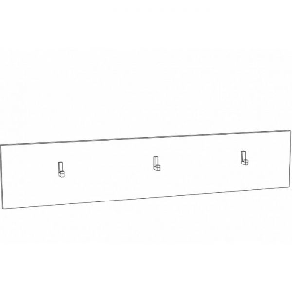 Вешалка настенная Virginia НМ 013.35, 1008х20х200, Дуб Бунратти