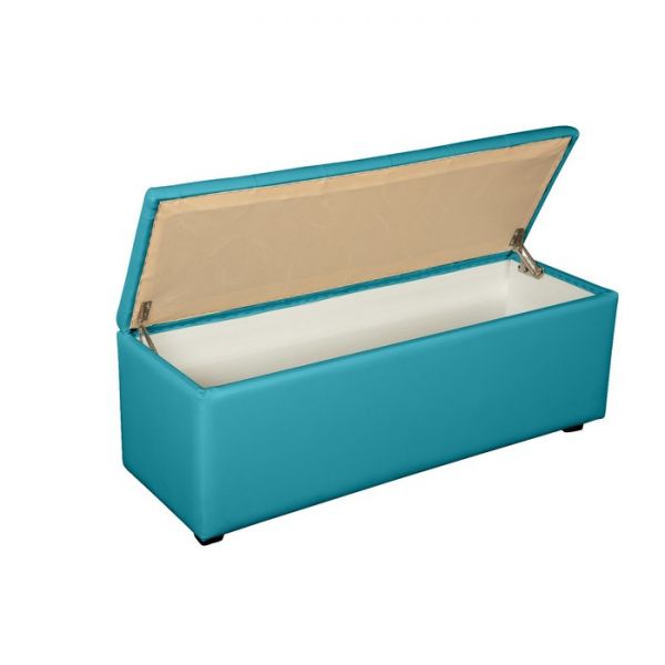 Банкетка Монако-2 1210х420хН430 Экокожа бирюзовый