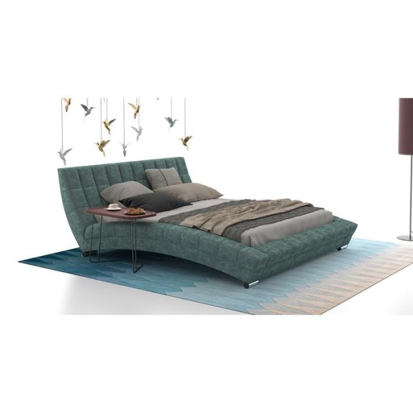 Кровать Оливия, 1600х2000, ортопедическое основание, Дарлинг минт/Ментоловый