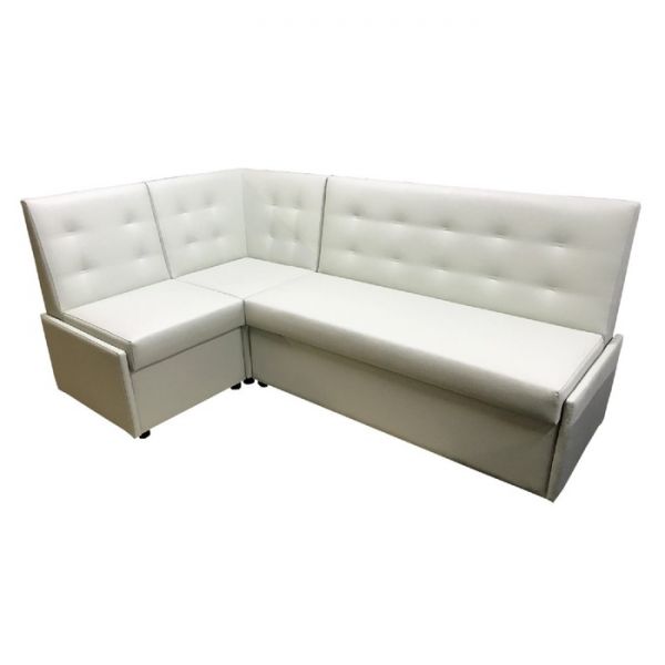 Кухонный угол "ПРИЗМА" со спальным местом, кожзаменительсветло-бежевый