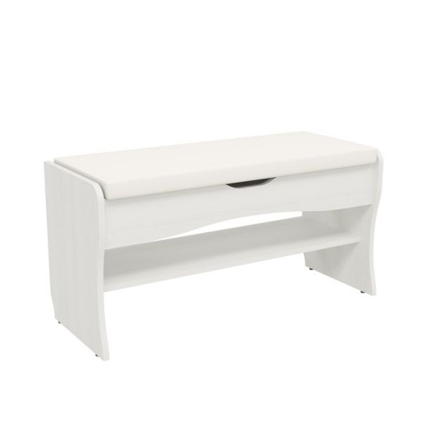 Банкетка Фьюжен 900х370х470 Рамух Белый