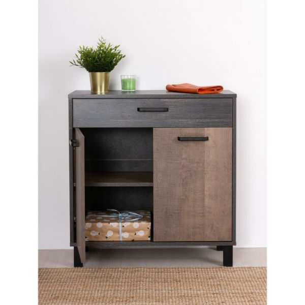 Комод Стронг 13.310.02, 742х338х777, Дуб гранж колониальный/Интра