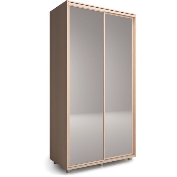 Шкаф-купе Удачный 2 зеркала 1600х600х2300 Венге Темный