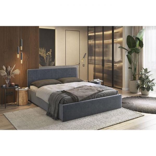 Каркас кровати Лора-2 1600х2000 велюр муссон