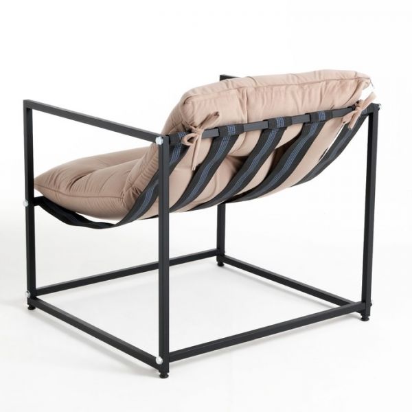 Стул "Дублин" Черный кофейный, разборный