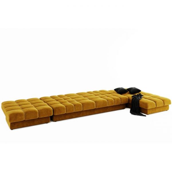 Комплект «Хьюстон», механизм книжка, велюр, цвет селфи 01 / подушки селфи 03