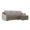 Угловой диван «Монако», механизм еврокнижка, рогожка, цвет бежевый / коричневый