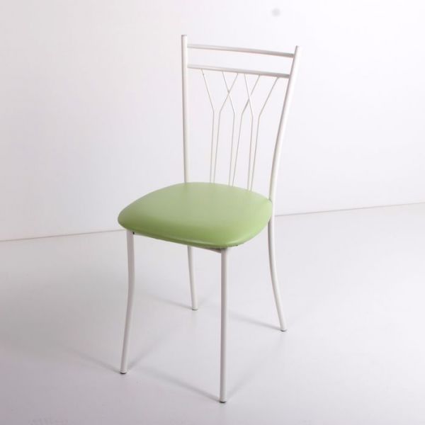 Стул на металлокаркасе Премьер СТ белый/шоколадный