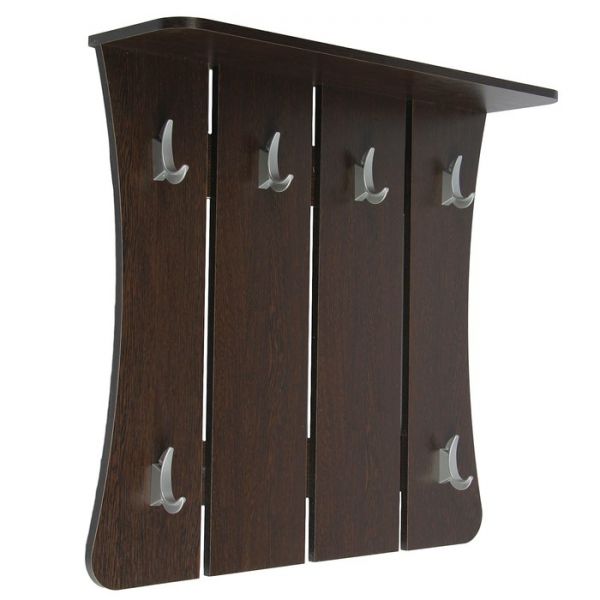 Вешалка Добрая 860х220х810, Венге темный