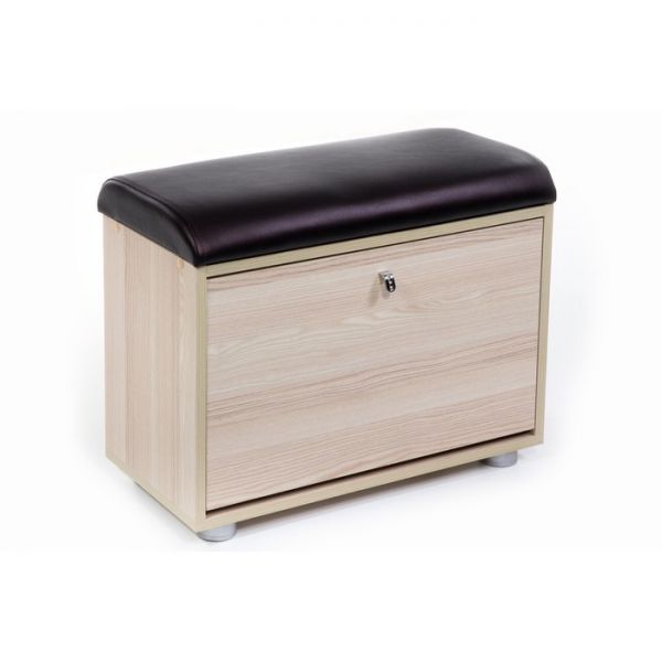 Обувница МС 1(221), 620х300х460, Ясень/Баклажан