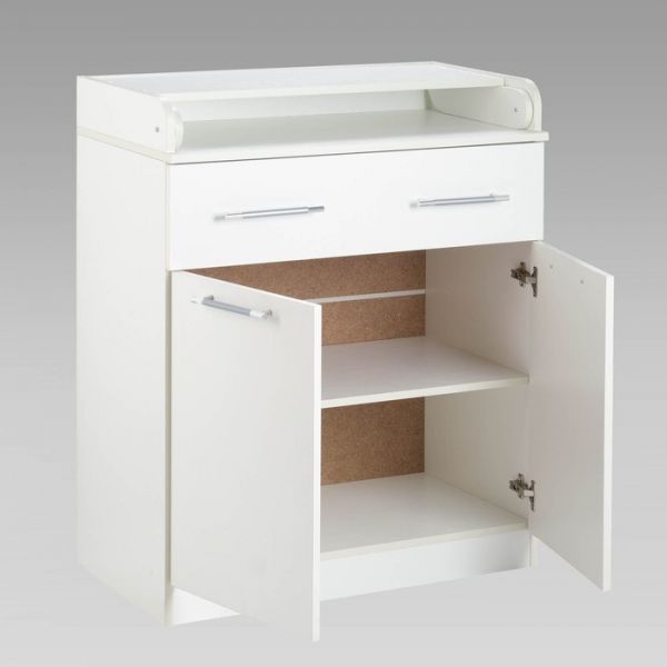 Комод КП-1   2ств. 1 ящ. двухстворчатый 1000х850х440/730 Белый