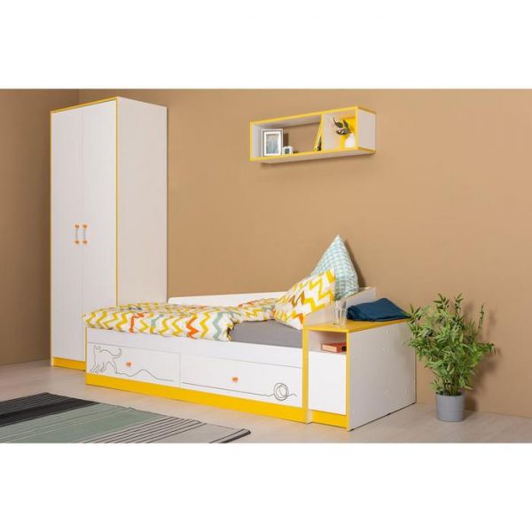 Шкаф 2х ств Альфа 13.42, 868х529х2177, Солнечный свет