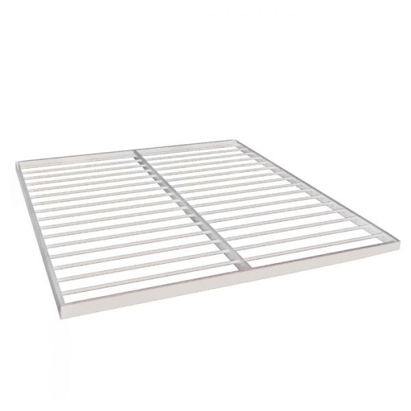 Кровать «Надежда», 1200 ? 2000 мм, металл, цвет белый