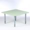 Стол Квадратный регулируемый по высоте, 700х700х460-580 цвет Салатовый