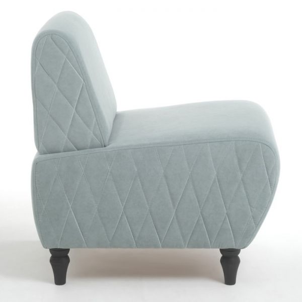 Кресло "Буно" велюр Vivaldi светло-серый