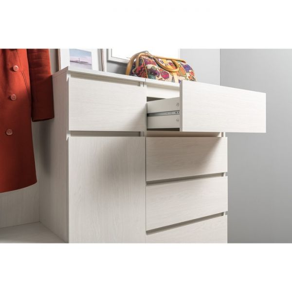 Комод Ника 13.317.04, 584х381х1211, Ясень анкор