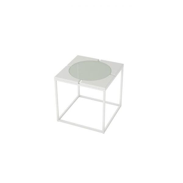 Стол журнальный «Трейн», 450 ? 450 ? 450 мм, цвет белый