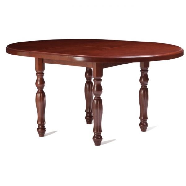 Стол круглый  раздвижной 1200/1600х1200х750 бук/цвет покраски махагон