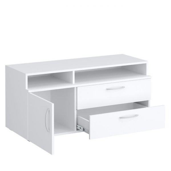 Тумба ТВ «Париж», 1102 ? 450 ? 500 мм, цвет белый