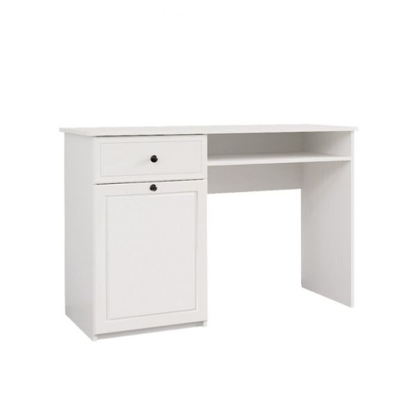 Стол письменный Роуз 12.148, 1190х517х763, Белый/ Ясень ваниль