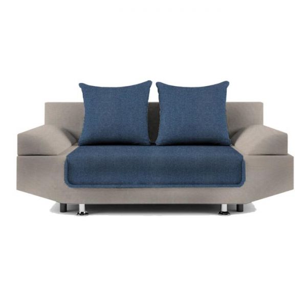 Диван «Анюта», еврокнижка, рогожка, цвет savana plus dimrose / savana plus yellow