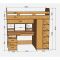 Детская кровать-чердак Аракс винтерберг/олива