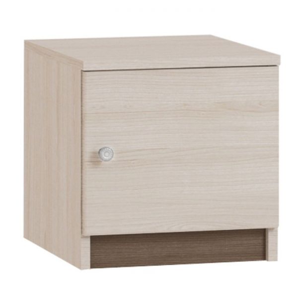 Тумба прикроватная «Ванесса», 402 ? 456 ? 408 мм, цвет ясень шимо светлый / шимо тёмный