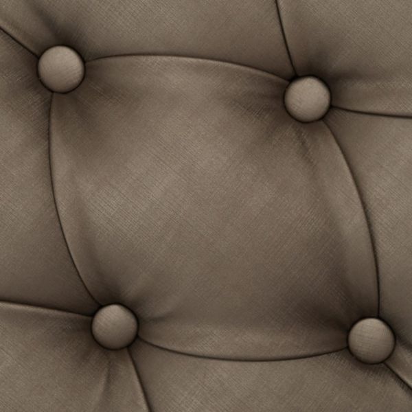 Банкетка «Рондель» с ПМ, 950 ? 410 ? 420 мм, экокожа, цвет взбитые сливки