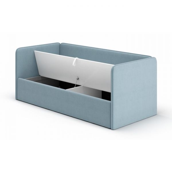 Кровать-диван Leonardo, боковина большая, 180х80 см, цвет бежевый