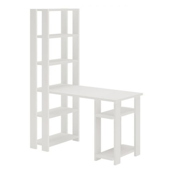 Компьютерный стол, 1300 ? 650 ? 1800 мм, цвет белый