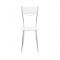 Стул Leset Татум, хром, экокожа белая