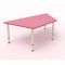 Стол-трапеция регулируемый, 1100 ? 500 ? 400 мм, группа 0-3, цвет розовый