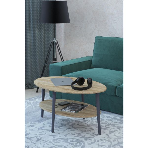 Стол журнальный «Эль», сж-01, 900 ? 600 ? 480 мм, цвет дуб сонома