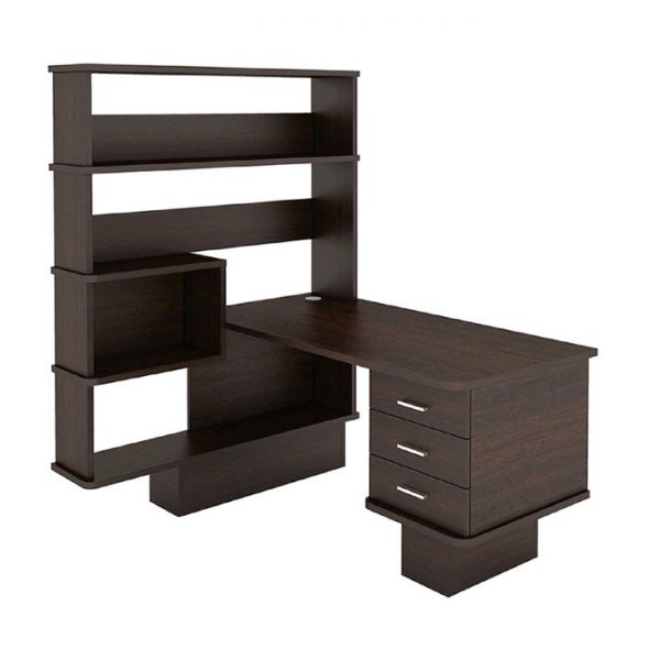 Стол компьютерный «СР 520», 1272 ? 1450 ? 1710 мм, левый, цвет венге