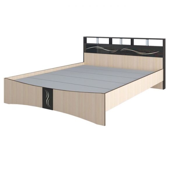 Кровать Эрика 1400х2000 венге/дуб молочный